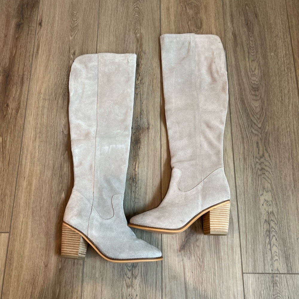 Diba True Stylish Knee-High Suede Boots